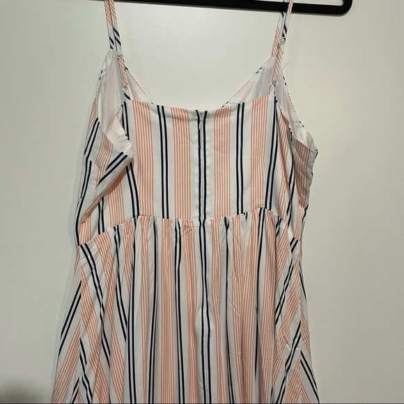 BB Dakota Lilla Striped Mini Sundress Size 12 - Picture 9 of 11